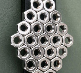 Ferralium 255 hex nuts per ASTM A194 S3, UNS S32550